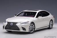 LEXUS LS500 h SONIC WHITE METALLIC/CRIMSON & BLACK...