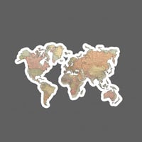 ملصق - خريطة العالم