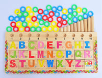 لوحة خشبية لتعليم الأحرف