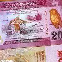 سريلانكا فئة 20 روبية أنسر