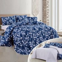 مفرش صيفي مزدوج مضغوط 6 قطع - جاكلين