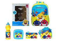 طقم 5 في 1 شنطة ظهر 16 انش أصفر - بينك فونج