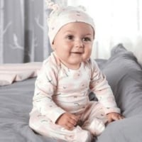 بدله مع قبعه Bunny قطن عضوي ماركة Gerber