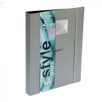 ملف حلقتين رصاصي