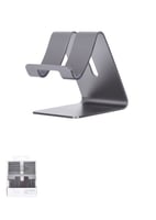 حامل جوال مكتبي - رمادي