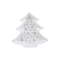 طبق تقديم خزفي Star Tree حجم صغير