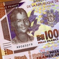 غينيا فئة 1000 فرنك أنسر