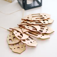 زينة خشبية ديكور العيد