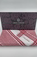 شماغ لويس فيرود أحمر LOUIS FRAUD
