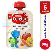 سيريلاك - مهروس تفاح و جزر و مانجو - 90 غ