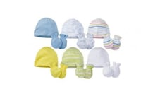 طقم قبعات + قفازات ملونه تناسب الجنسين Words ماركة...