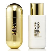 طقم كارولينا هيريرا 212 VIP النسائي (عطر 80مل+بودي...