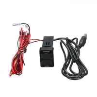 منفذ طبلون USB مستطيل مع صوت بقوة 2.1A بغطاء مقاس...