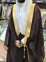 بشت رجالي رسمي VIP نخب أول لون عودي قماش ياباني صو...