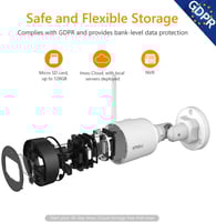 كاميرا مراقبة دهوا G42N واي فاي خارجية بدقة 4 ميجا...