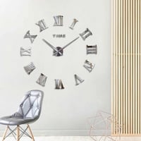 ساعة حائط 3D كبيرة - ارقام رومانية