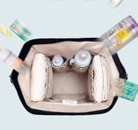 شنطة لاحتياجات الاطفال والمواليد مع سخان الرضعة وع...