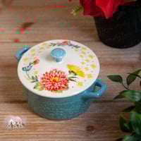 9059 قدور ميني متعددة الاستخدام مع غطاء بألوان زاه...