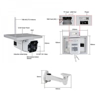 كاميرا بدقة 2 ميجا طاقة شمسية بدون اسلاك 4G