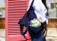 شنطة الظهر من القماش الفاخر