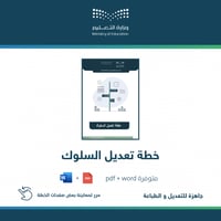 خطة تعديل السلوك