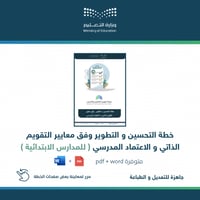 خطة التحسين والتطوير الابتدائية