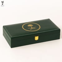 ‏شنطة جلد سيفين ونخلة