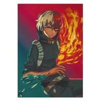 بوستر تودوركي شوتو ورقي انمي بوكو نو هيرو