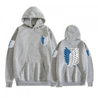 هودي بلوفر فيلق الاستطلاع انمي هجوم العمالقة رمادي