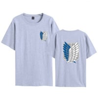 تيشيرت انمي هجوم العمالقة شعار فيلق الاستطلاع