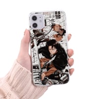 غلاف انمي اتاك اون تايتن هجوم العمالقة شخصية ليفاي