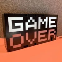 اضاءة قيم اوفر GAME OVER