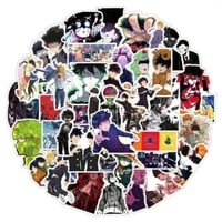 ستكرات انمي موب سايكو ( 10 حبات عشوائية)