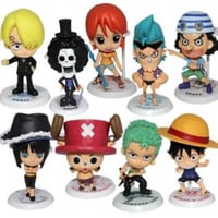 ون بيس مجسمات عدد 9 قطع مجموعة كاملة
