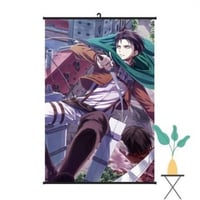 تعليقة جدارية انمي هجوم العمالقة شخصية ليفاي حجم ك...