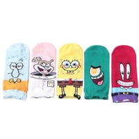 مجموعة 5 جوارب سبونج بوب