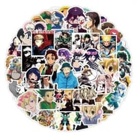 ستكرات انمي متنوعة 50 حبة