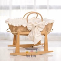 سلة موسى مع مفرش فيونكة و قاعدة