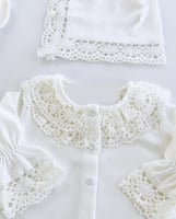 طقم استقبال ابيض للجنسين