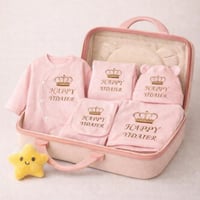 طقم مواليد مع حقيبة سفر فاخرة