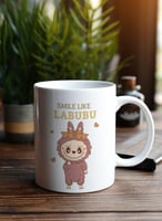 كوب ١١ أونصة من السيراميك بتصميم مطبوع على الجانبي...