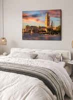 لوحة كانفاس على إطار خشبي لجامع الكتبية بمدينة مرا...