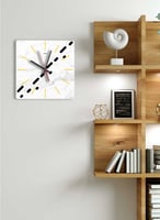 ساعة حائط مصنوعة من الأكريليك تعمل بالبطارية، بتصم...