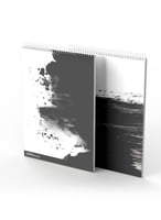 طقم من ٢ مفكرة دفتر ملاحظات بسلك حلزوني لكل واحدة...