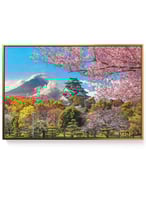 لوحة كانفاس على إطار خشبي لقلعة أوساكا في اليابان