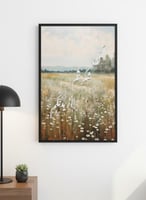 لوحة كانفاس على إطار خشبي مع عبارة بارزة من الأكري...