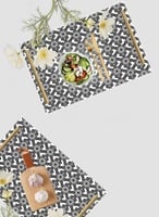 صينية تقديم مصنوعة من الأكريليك مزخرفة بتصميم نمطي...