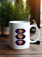 كوب ١١ أونصة من السيراميك بتصميم مأكولات رمضانية