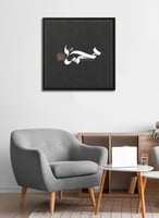 لوحة كانفاس على إطار خشبي بتصميم إسلامي محمد صلى ا...