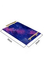 صينية تقديم مصنوعة من الأكريليك مزخرفة بتصميم نجوم...